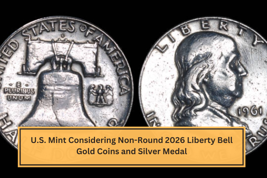 U.S. Mint Considering Non-Round 2026 Liberty Bell Gold Coins and Silver Medal