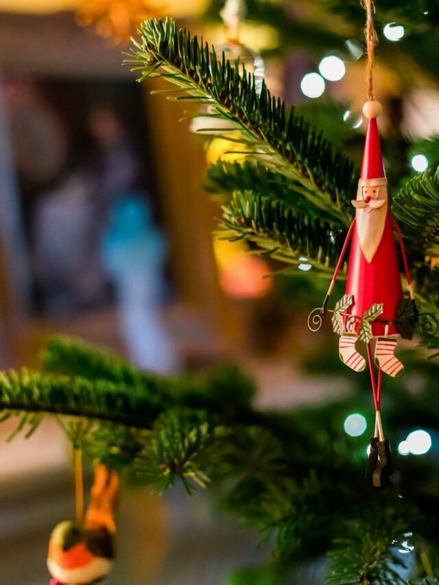 red Santa Claus bauble