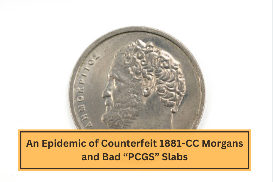 An Epidemic of Counterfeit 1881-CC Morgans and Bad “PCGS” Slabs