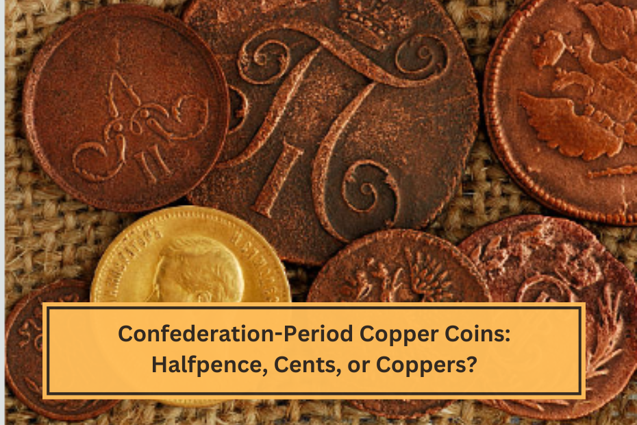 Confederation-Period Copper Coins Halfpence, Cents, or Coppers