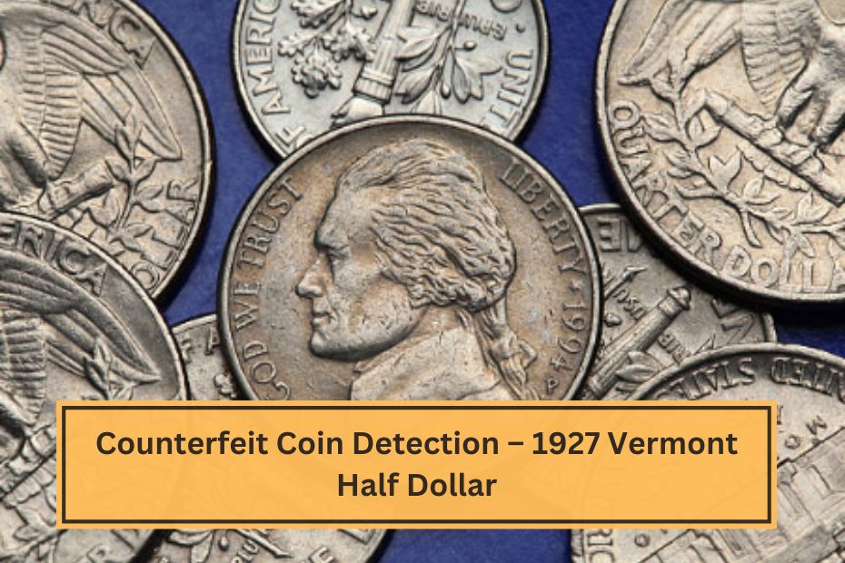 Counterfeit Coin Detection – 1927 Vermont Half Dollar