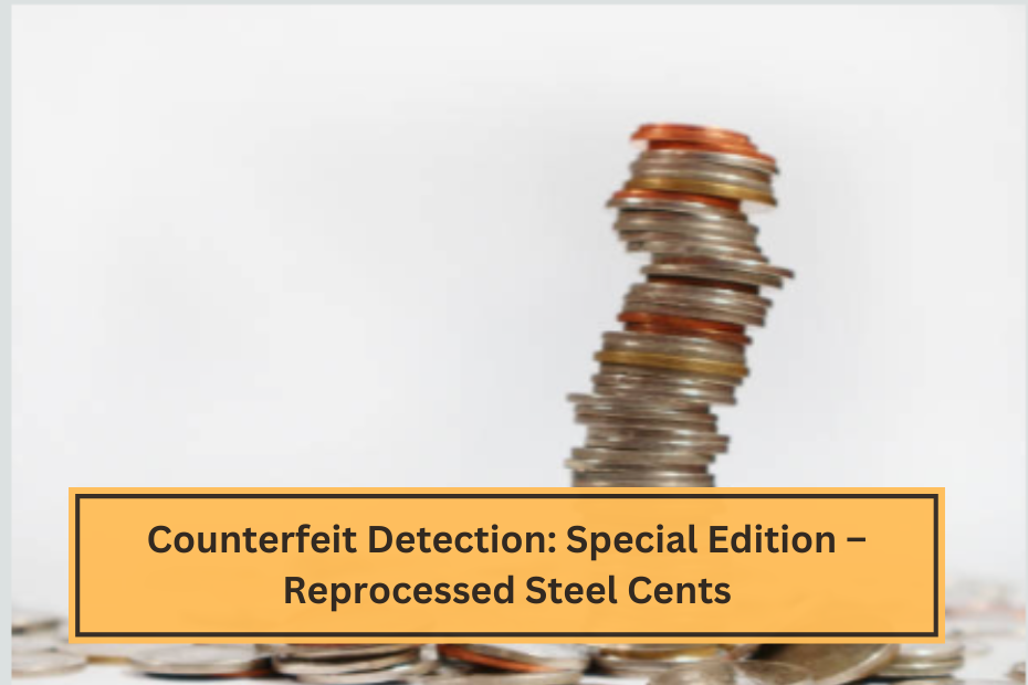 Counterfeit Detection Special Edition – Reprocessed Steel Cents