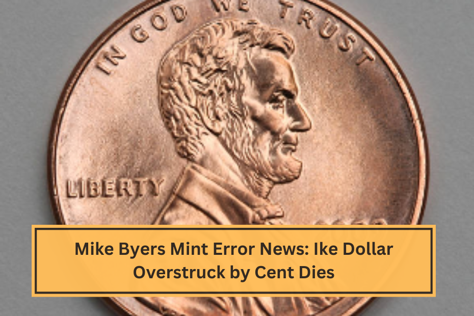 Mike Byers Mint Error News: Ike Dollar Overstruck by Cent Dies