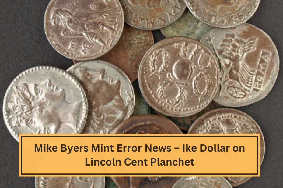 Mike Byers Mint Error News – Ike Dollar on Lincoln Cent Planchet