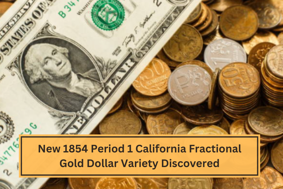 New 1854 Period 1 California Fractional Gold Dollar Variety Discovered