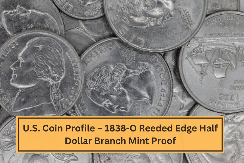 U.S. Coin Profile – 1838-O Reeded Edge Half Dollar Branch Mint Proof