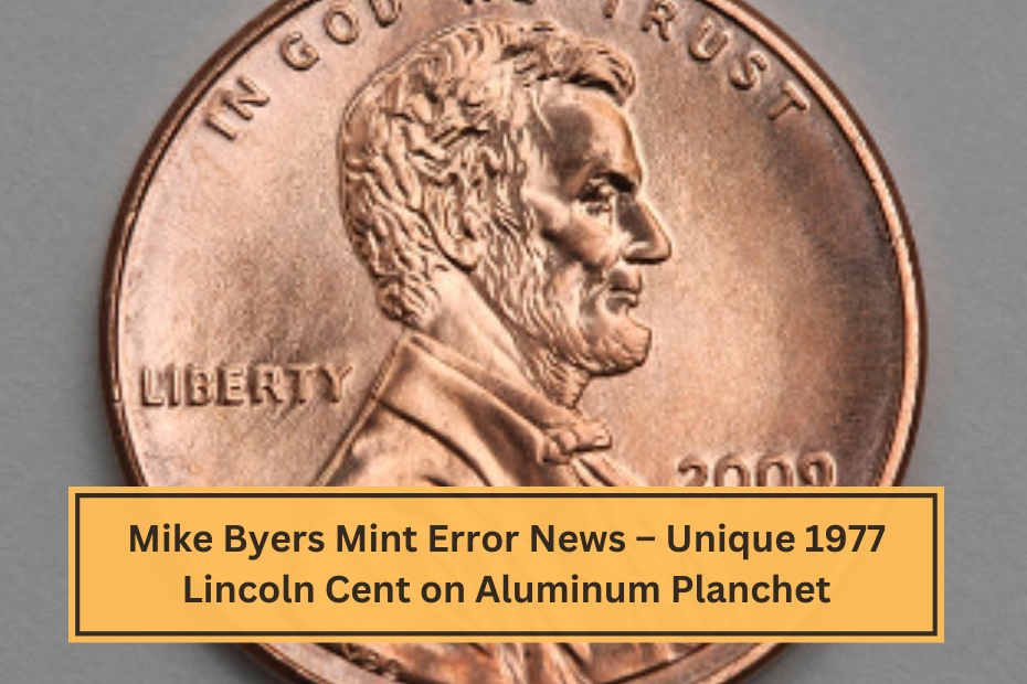 Mike Byers Mint Error News – Unique 1977 Lincoln Cent on Aluminum Planchet