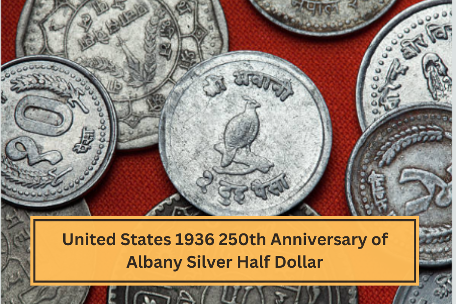 United States 1936 250th Anniversary of Albany Silver Half Dollar